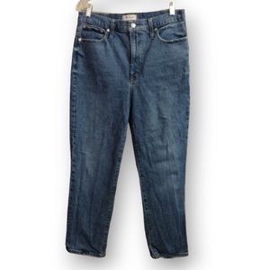 Madewell Jeans Womens Size 31 Classic Straight High Rise 25" inseam